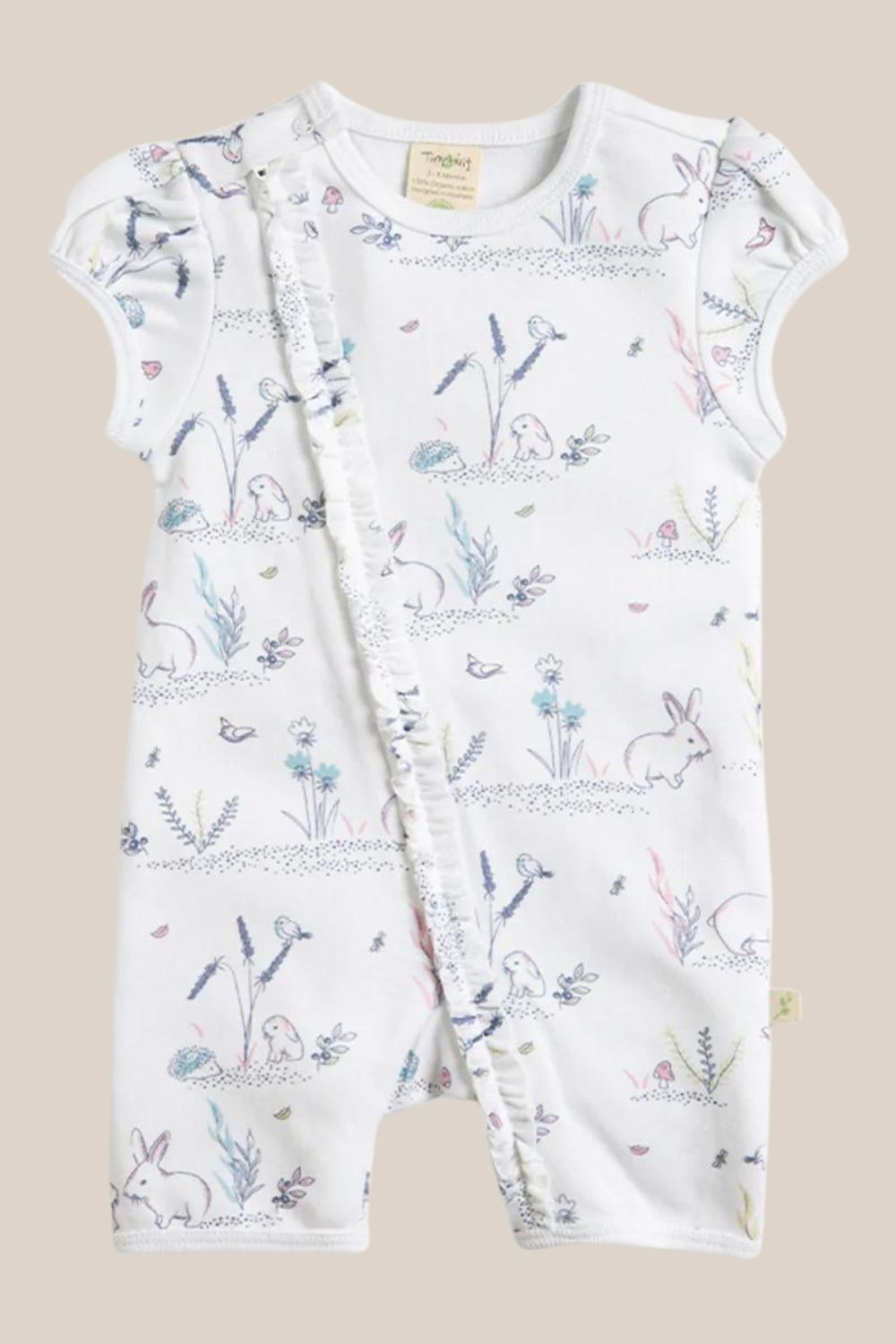 Tiny Twig Hibernation Puff Slv Zipsuit