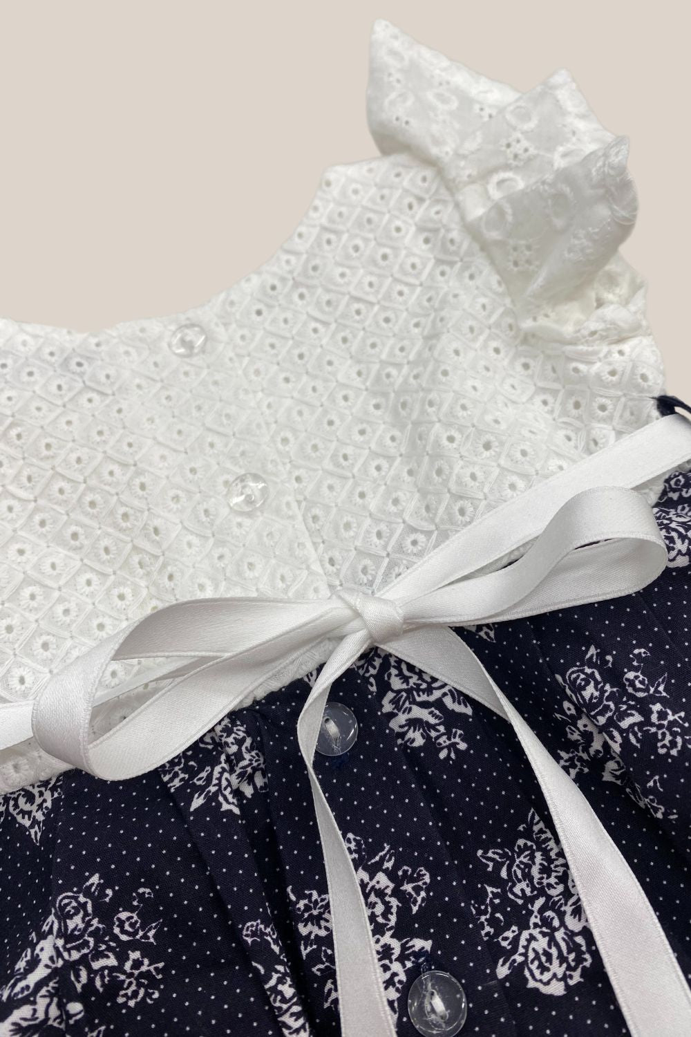 Arthur Avenue Classic Navy Bell Sleeve Playsuit