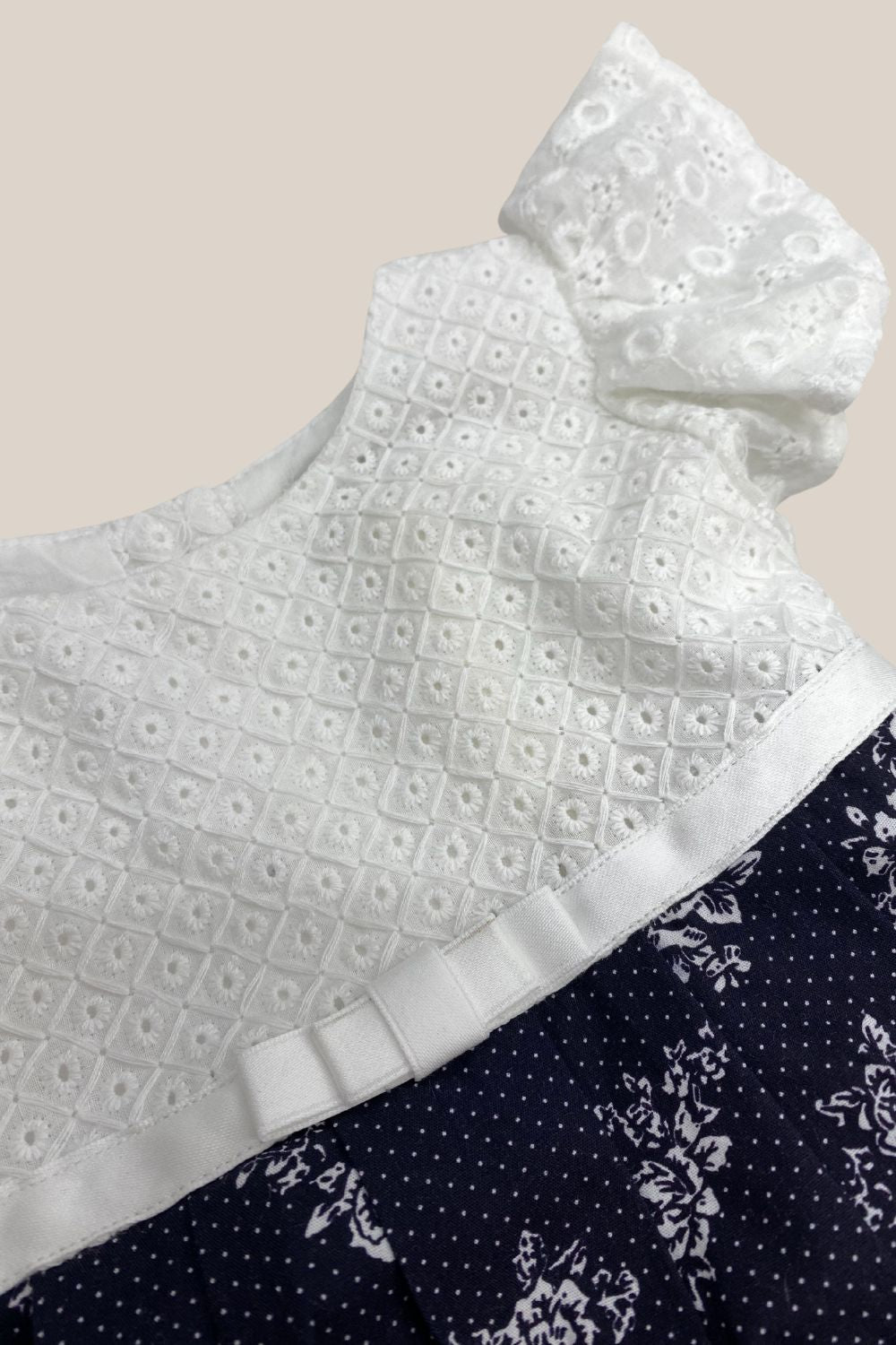 Arthur Avenue Classic Navy Bell Sleeve Playsuit