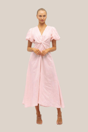Carmen Front Knot Maxi Dress