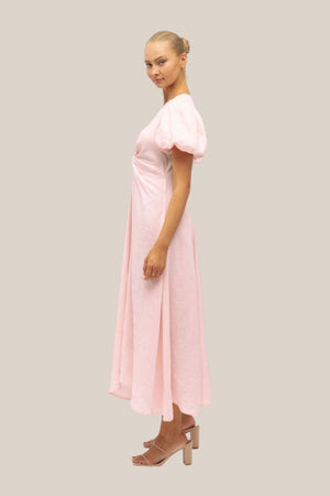 Carmen Front Knot Maxi Dress