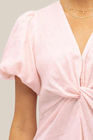 Carmen Front Knot Maxi Dress