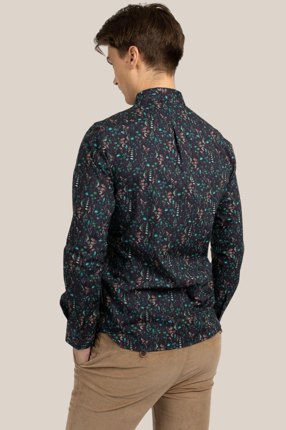 James Harper Botanical Long Sleeve Shirt