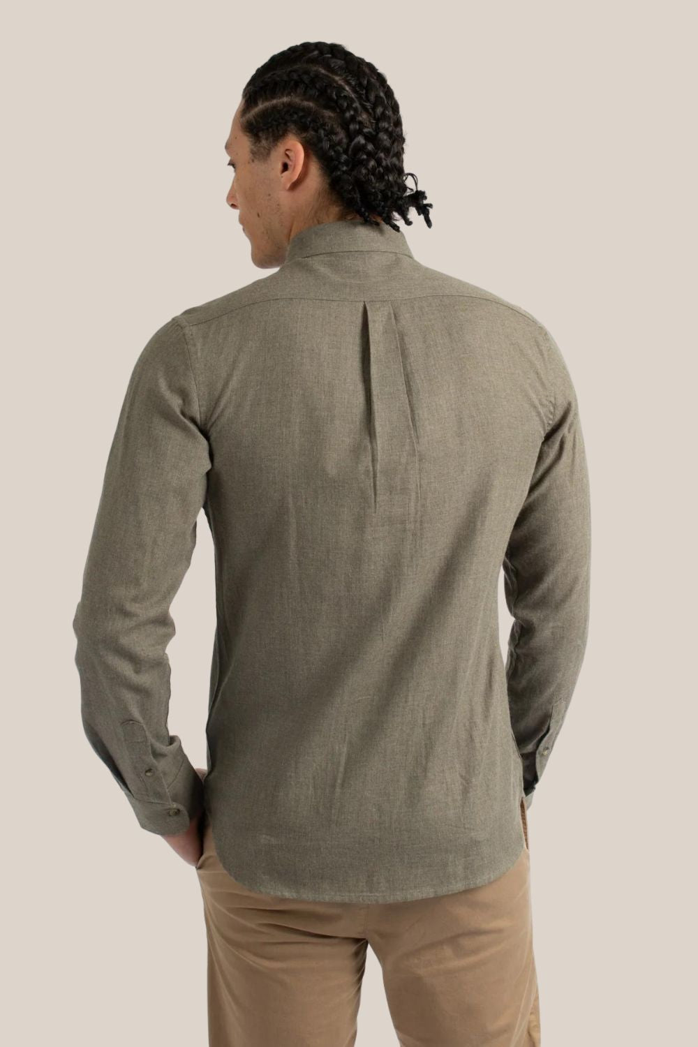 James Harper Flannel Cotton Long Sleeve Shirt