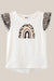 Cracked Soda Taliska Rainbow Frill Top
