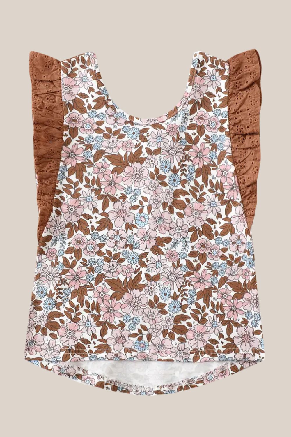 Cracked Soda Hazel Frill Top