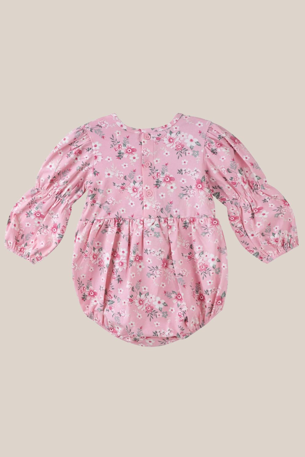 Designer Kidz Millie Floral Long Sleeve Lace Romper
