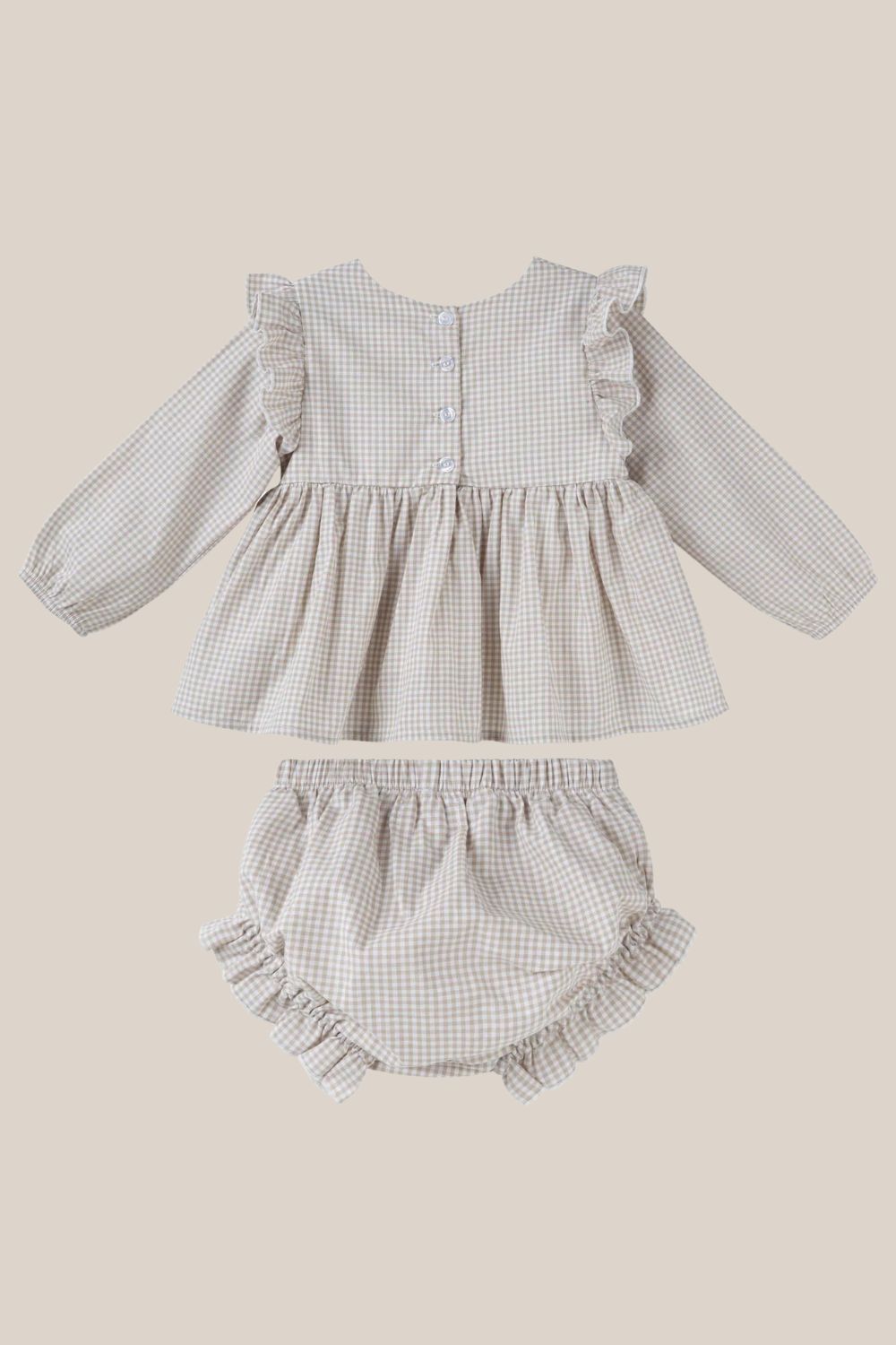 Designer Kidz Gigi Gingham Dress & Bloomer Set