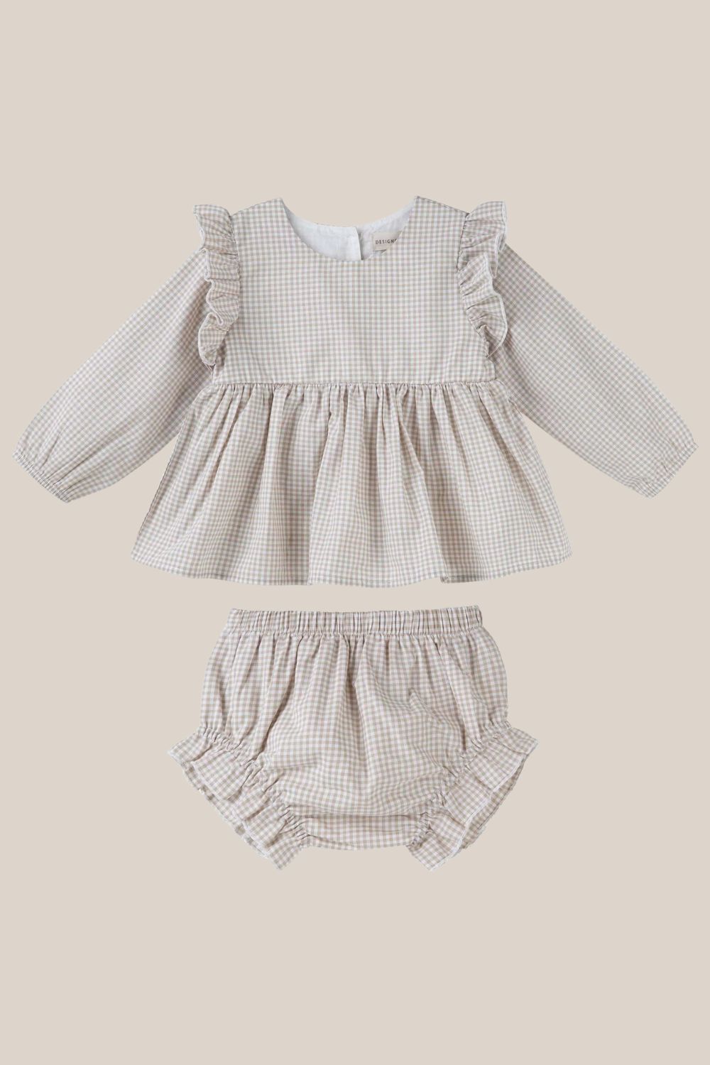 Designer Kidz Gigi Gingham Dress & Bloomer Set