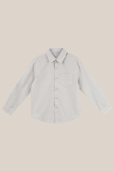 Designer Kidz Oliver Long Sleeve Gingham Shirt