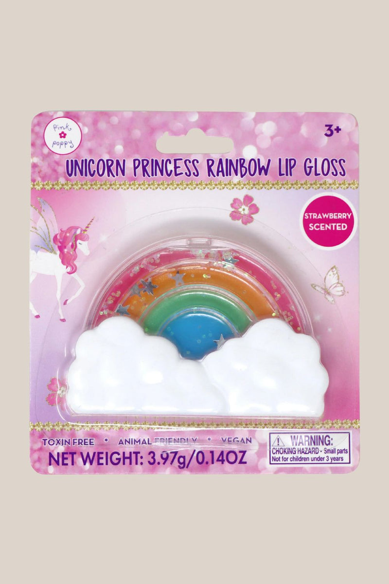Pink Poppy Unicorn Princess Rainbow Lipgloss