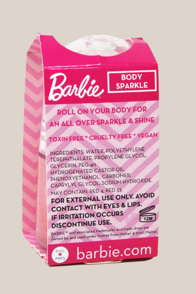 Pink Poppy Barbie Roll On Body Glitter