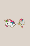 pink Poppy Rainbows & Unicorns Earrings Set