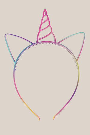 Pink Poppy Rainbow Unicorn Headband