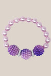 Pink Poppy Pearl Bubble Bracelet
