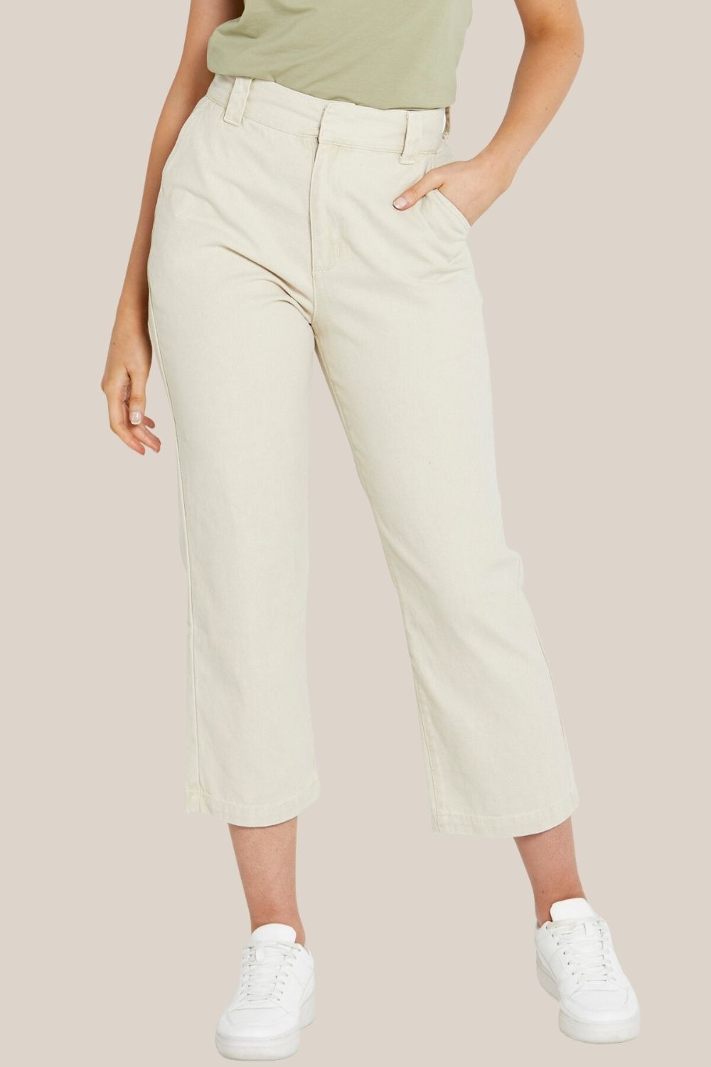 Sass Carolina Straight Leg High Waisted Pant