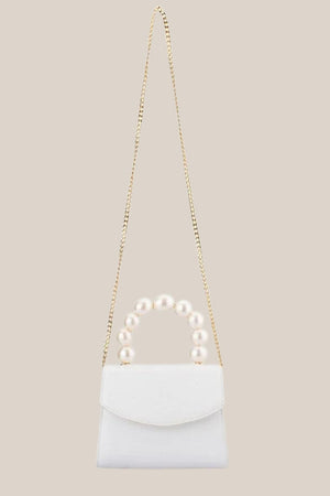 Olga Berg Peta Pearl Handle Bag
