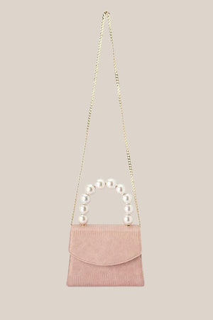 Olga Berg Peta Pearl Handle Bag