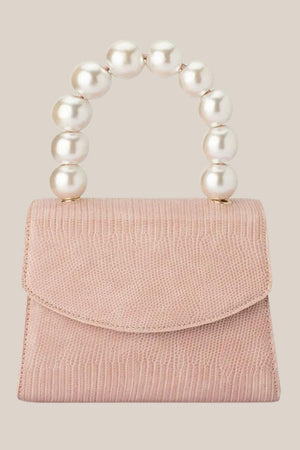 Olga Berg Peta Pearl Handle Bag