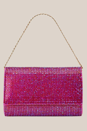 Olga Berg Liv Crystal Clutch