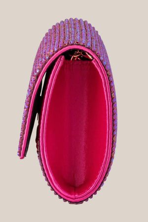 Olga Berg Liv Crystal Clutch