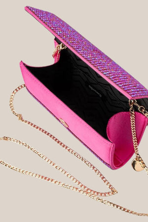 Olga Berg Liv Crystal Clutch