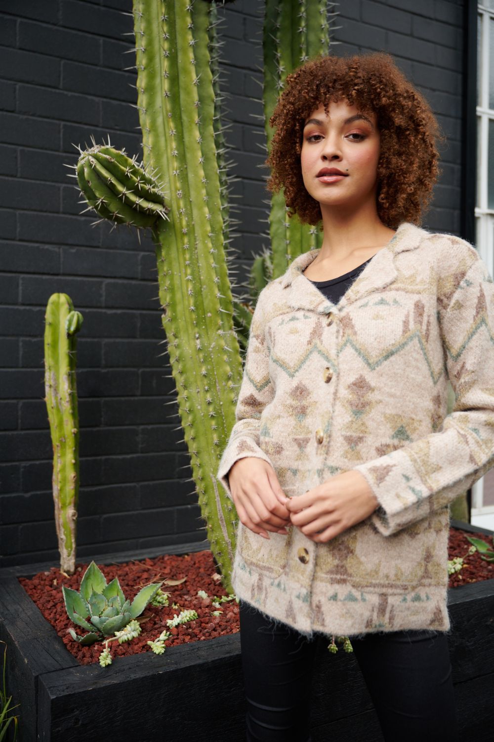 Caju Aztec Knit Jacket