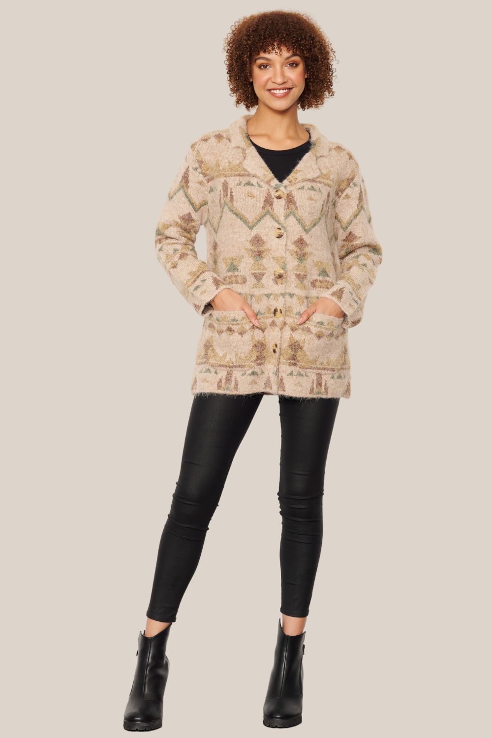 Caju Aztec Knit Jacket