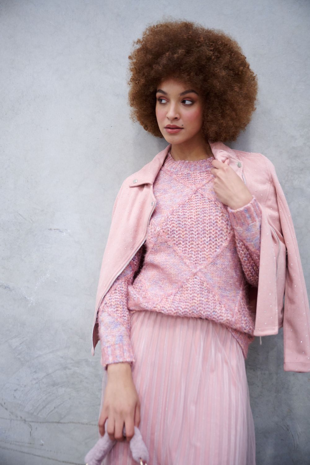 Caju Diamond Knit Jumper