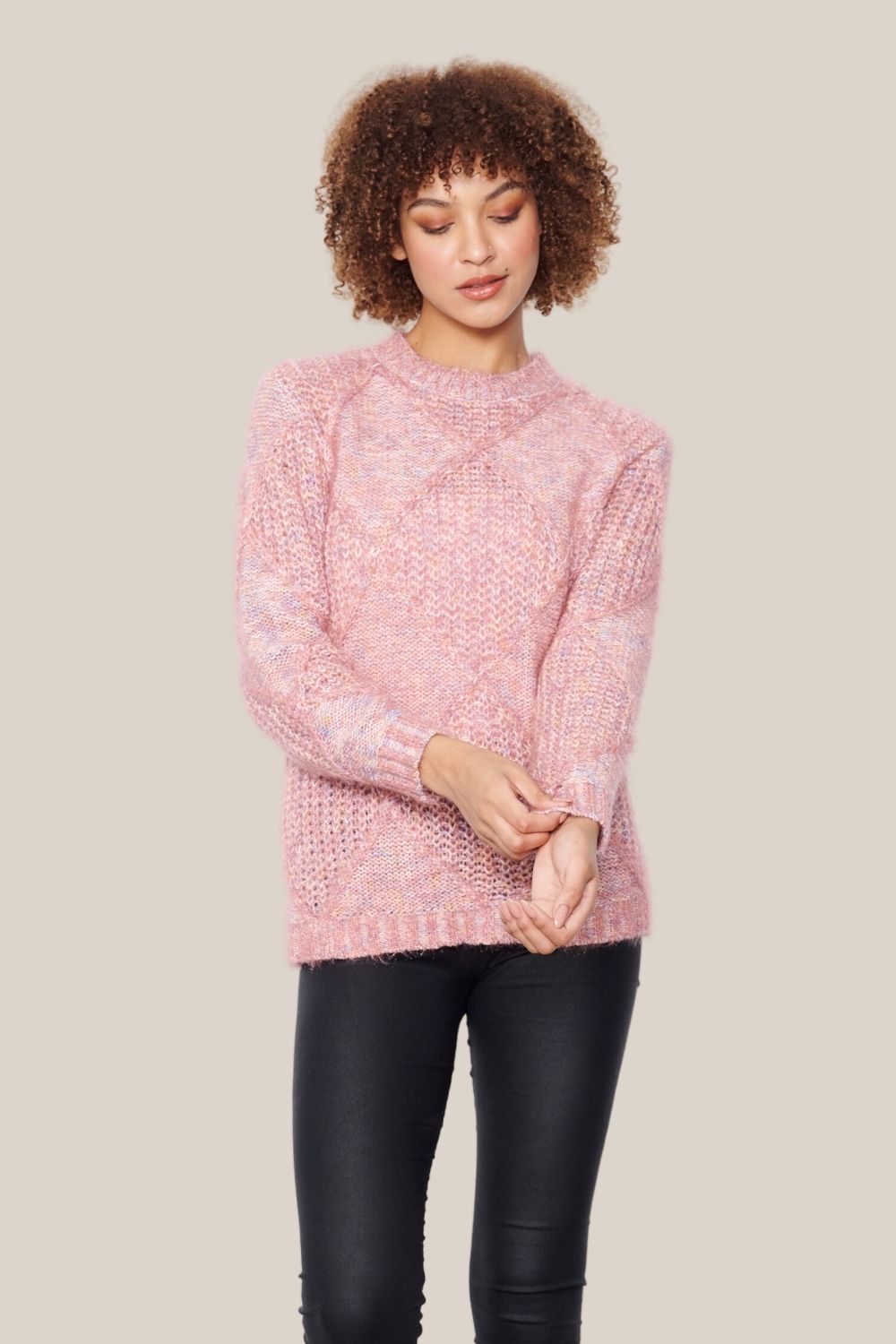 Caju Diamond Knit Jumper