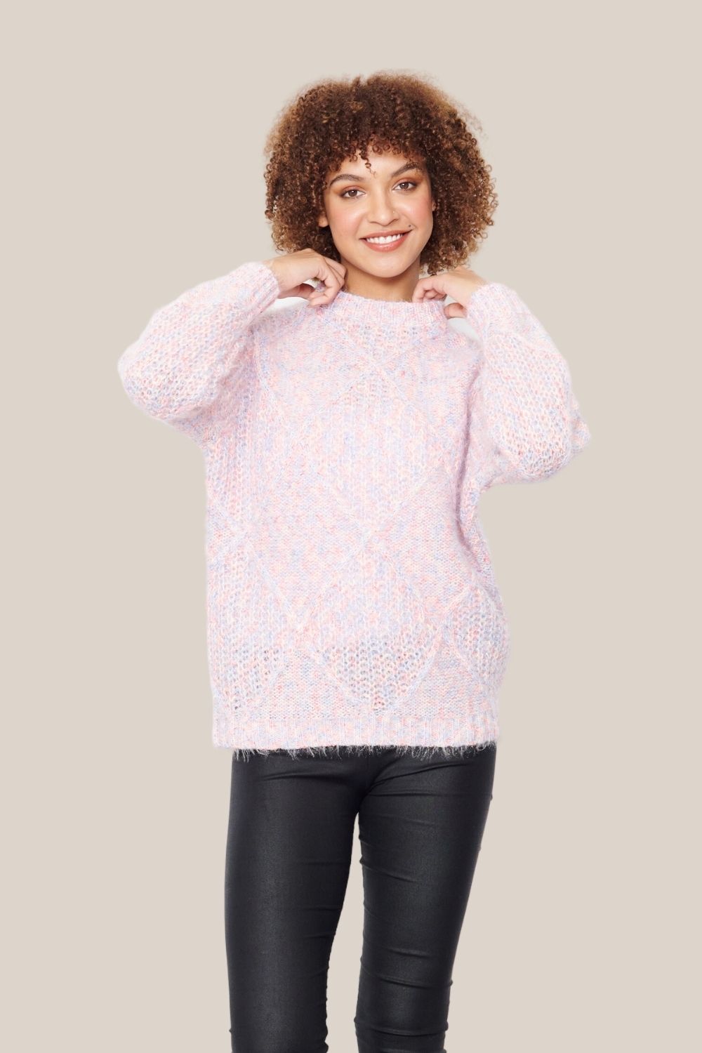 Caju Diamond Knit Jumper