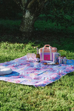 The Somewhere Co Garden Party Picnic Rug