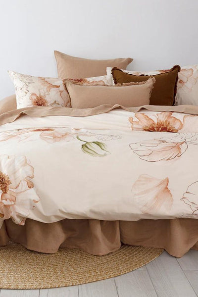 Bambury Poppy Quilt Cover Set- Double