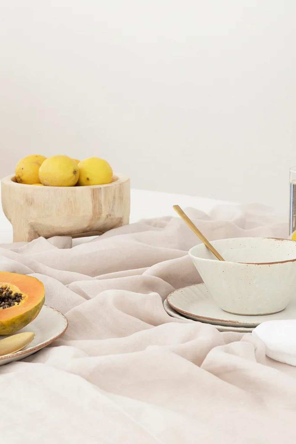 Bambury Linen Tablecloth 150x275cm