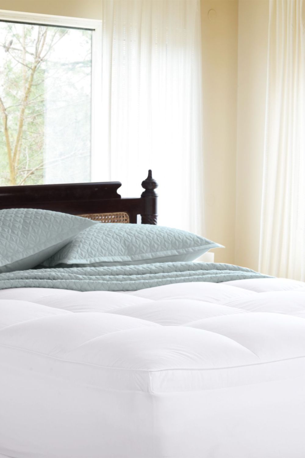 Renee Taylor Platinum 1500GSM High Loft Fitted Mattress Topper - Queen