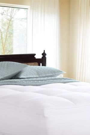 Renee Taylor Platinum 1500GSM High Loft Fitted Mattress Topper - Queen