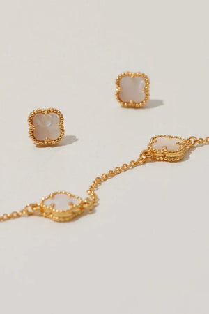 Liberte Reign Mother Of Pearl Earring
