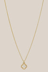 Liberte Reign Gold Mother Of Pearl Necklace