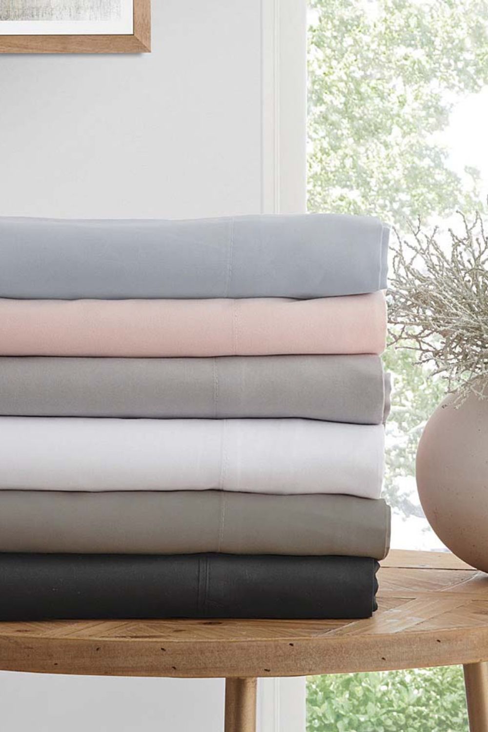 Logan & Mason 300TC Cotton Percale Sheet Set - Queen