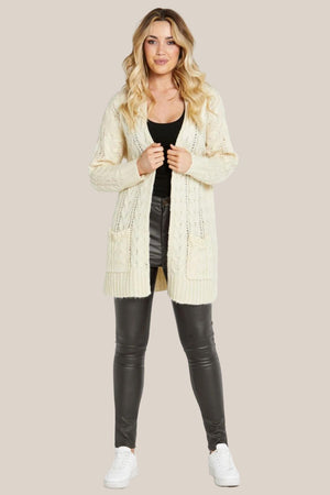 Sass Erin Cable Knit Cardi