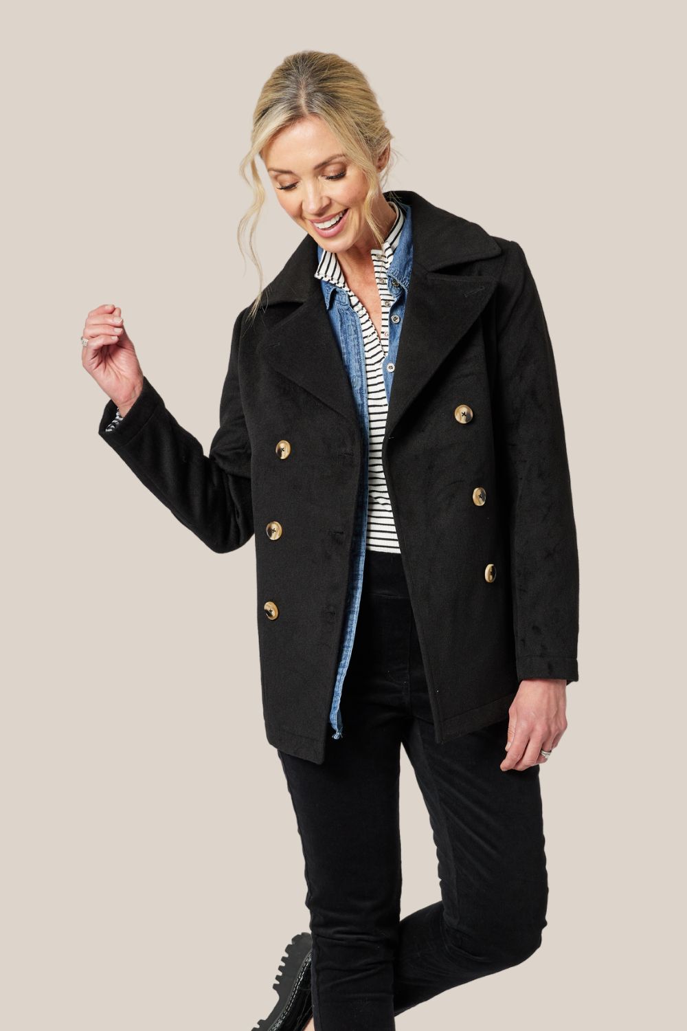 Gordon Smith London Melton Car Coat