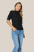 Gordon Smith Donna Mock Neck Short Sleeve Knit