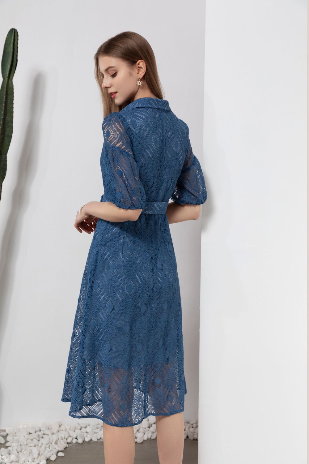 GDS Ninette Belted Long Dress