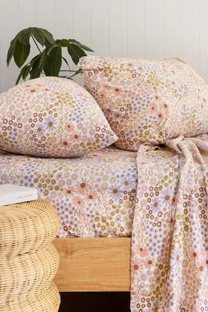 Bambury Millie Flannelette Sheet - King Single