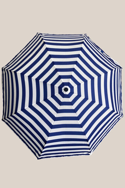 Gabee Navy Stripe Compact Umbrella