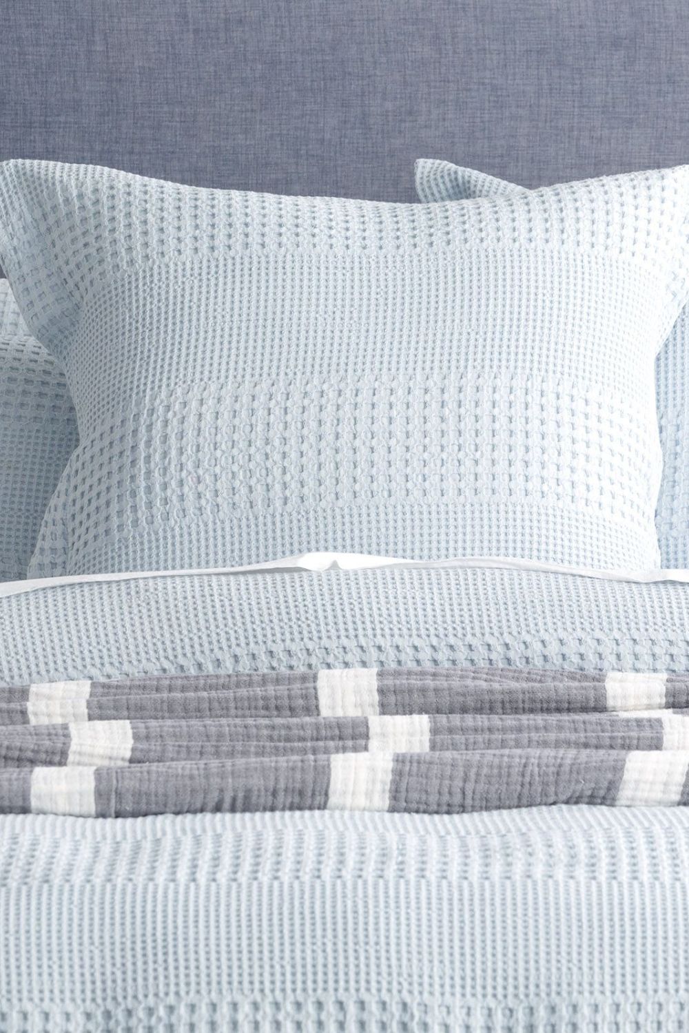 Renee Taylor Elegance Waffle Cotton Quilt Cover Set - King