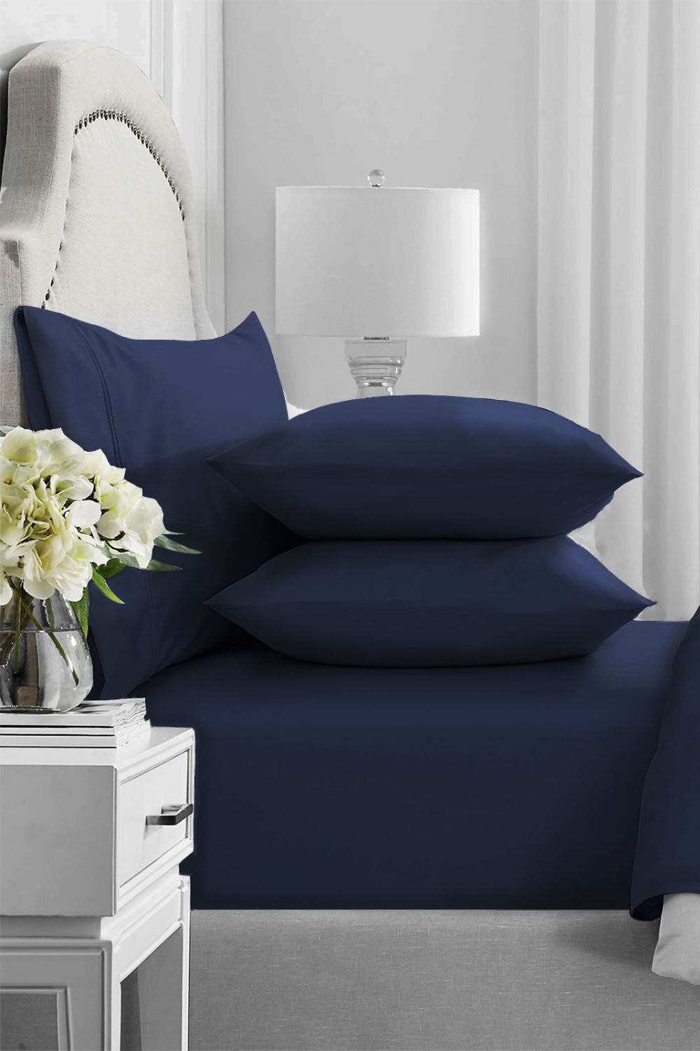 Renee Taylor 1000 TC Premium Egyptian Cotton Sheet Set - Queen