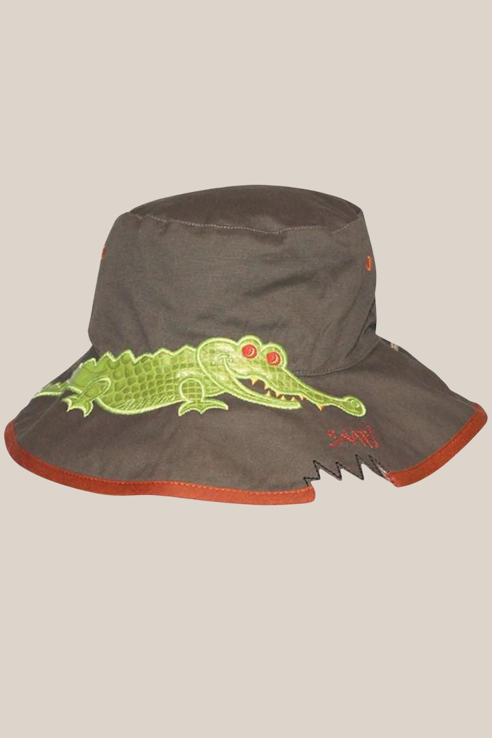 Cancer Council Awesome Croc Wide Brim Bucket Hat