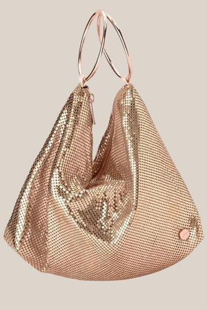 Olga Berg Shar Mesh Convertible Bag