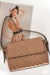 Adorne Layla Diagonal Quilt Curved Shoulder Bag